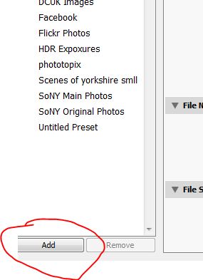 Lightroom Save Preset