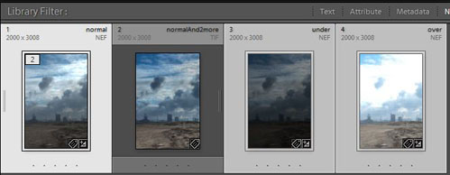 Imorted HDR to Lightroom